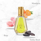 Al-Rehab Parfum Dalal spray parfum 50ml met gouden dop, unisex inhoud